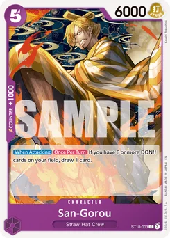 San-Gorou ST18-003 R1 One Piece Card the Best vol.2