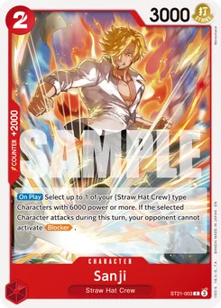Sanji ST21-003 R1 One Piece Card the Best vol.2