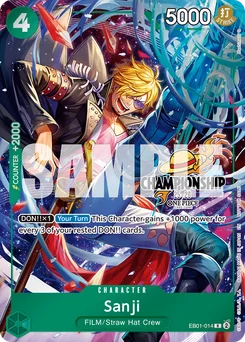 Sanji EB01-014 P1 Promotion card