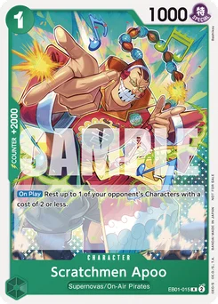 Scratchmen Apoo EB01-015 P1 Promotion card