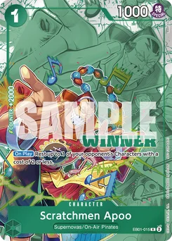 Scratchmen Apoo EB01-015 P2 Promotion card