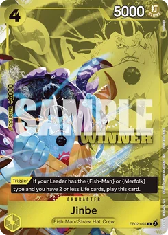 Jinbe EB02-055 P2 Promotion card