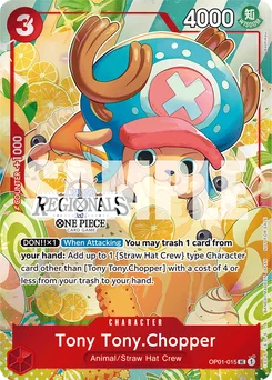 Tony Tony.Chopper OP01-015 P1 Promotion card
