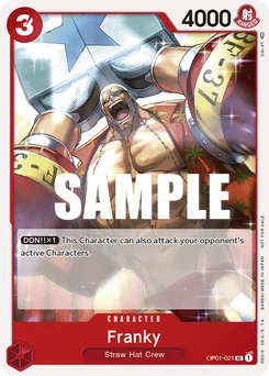 Franky OP01-021 P2 Promotion card