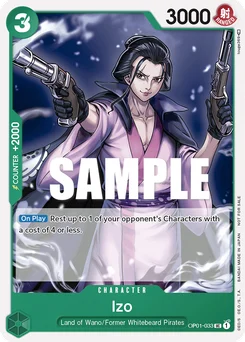 Izo OP01-033 P1 Promotion card