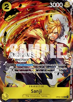 Sanji OP03-102 P1 Promotion card
