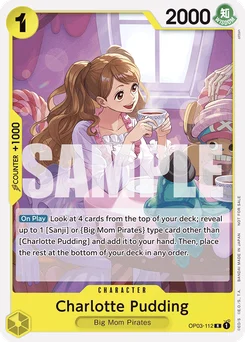 Charlotte Pudding OP03-112 P3 Promotion card