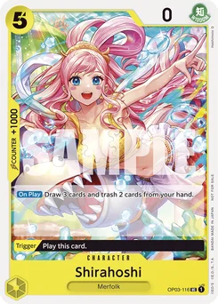 Shirahoshi OP03-116 P1 Promotion card