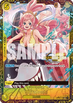 Shirahoshi OP03-116 P2 Promotion card