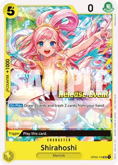 Shirahoshi OP03-116 P3 Promotion card