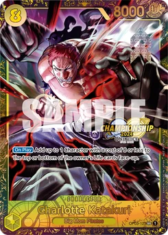 Charlotte Katakuri OP03-123 P2 Promotion card