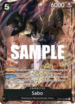 Sabo OP04-083 P3 Promotion card