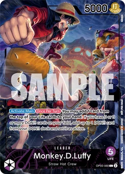 Monkey.D.Luffy OP05-060 P2 Promotion card