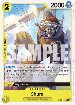 Shura OP05-106 P1 Promotion card