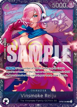 Vinsmoke Reiju OP06-069 P2 Promotion card