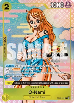 O-Nami OP06-101 P5 Promotion card