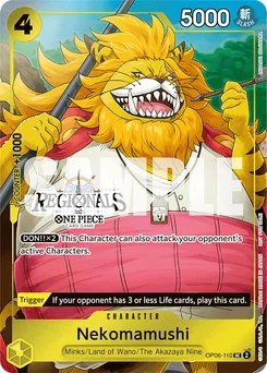 Nekomamushi OP06-110 P1 Promotion card