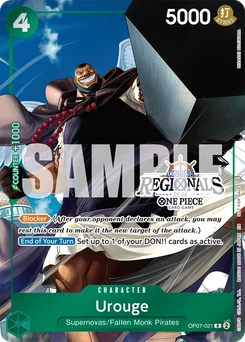 Urouge OP07-021 P5 Promotion card