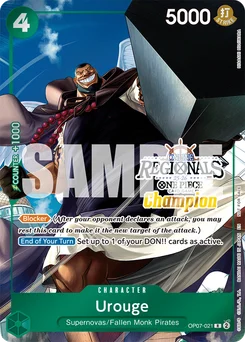 Urouge OP07-021 P7 Promotion card