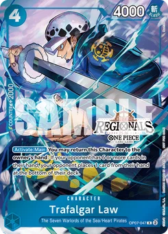 Trafalgar Law OP07-047 P2 Promotion card