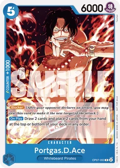Portgas.D.Ace OP07-053 P1 Promotion card