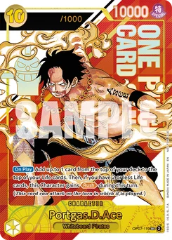 Portgas.D.Ace OP07-119 P2 Promotion card