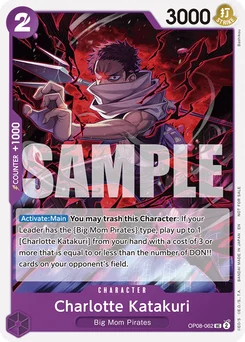 Charlotte Katakuri OP08-062 P1 Promotion card
