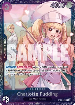 Charlotte Pudding OP08-067 P2 Promotion card