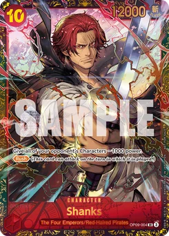 Shanks OP09-004 P4 Promotion card