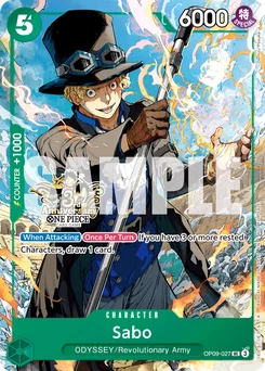 Sabo OP09-027 P2 Promotion card