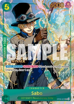 Sabo OP09-027 P3 Promotion card