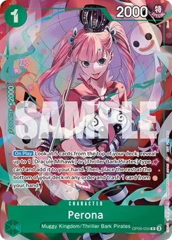 Perona OP09-034 P2 Promotion card