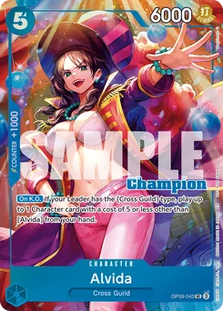 Alvida OP09-043 P3 Promotion card