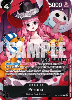 Perona OP10-092 P1 Promotion card