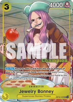Jewelry Bonney OP10-107 P3 Promotion card