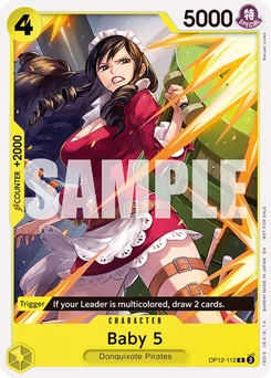 Baby 5 OP12-112 P2 Promotion card
