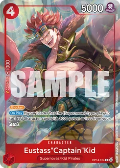 Eustass"Captain"Kid OP14-014 P3 Promotion card