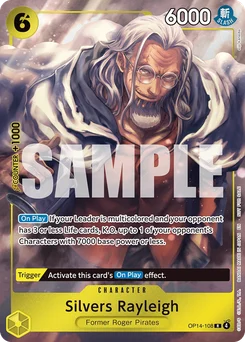 Silvers Rayleigh OP14-108 P2 Promotion card