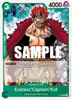 Eustass"Captain"Kid P-003 Promotion card