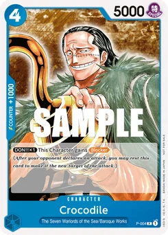 Crocodile P-004 Promotion card
