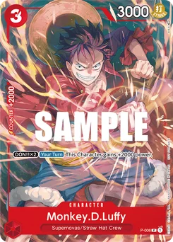 Monkey.D.Luffy P-006 Promotion card