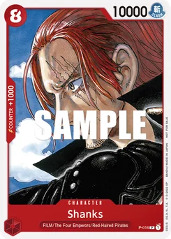 Shanks P-016 Promotion card