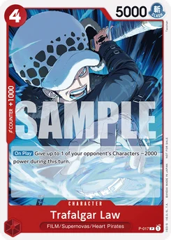 Trafalgar Law P-017 P1 Promotion card