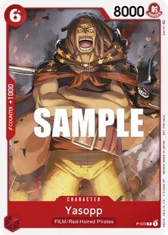 Yasopp P-023 Promotion card