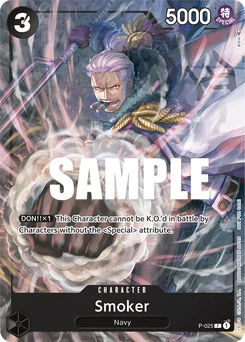 Smoker P-025 Promotion card
