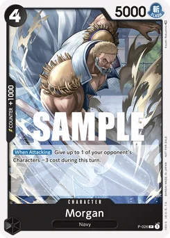 Morgan P-026 Promotion card