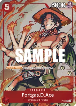 Portgas.D.Ace P-028 Promotion card
