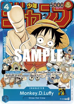 Monkey.D.Luffy P-033 Promotion card