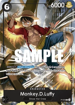 Monkey.D.Luffy P-035 Promotion card