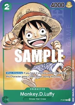 Monkey.D.Luffy P-037 Promotion card